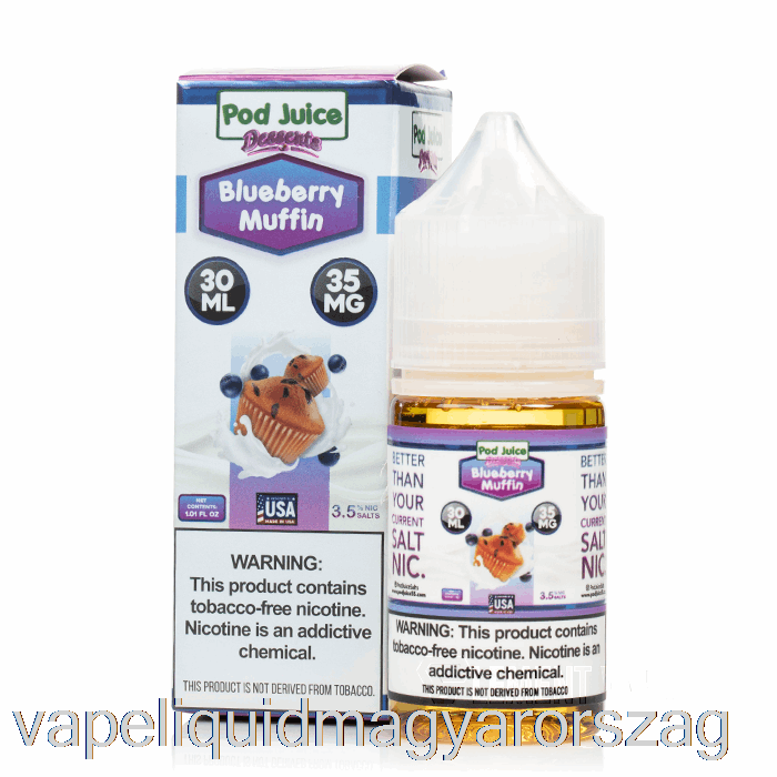 áfonyás Muffin - Hüvelylé - 30 Ml 35 Mg-os Vape Toll